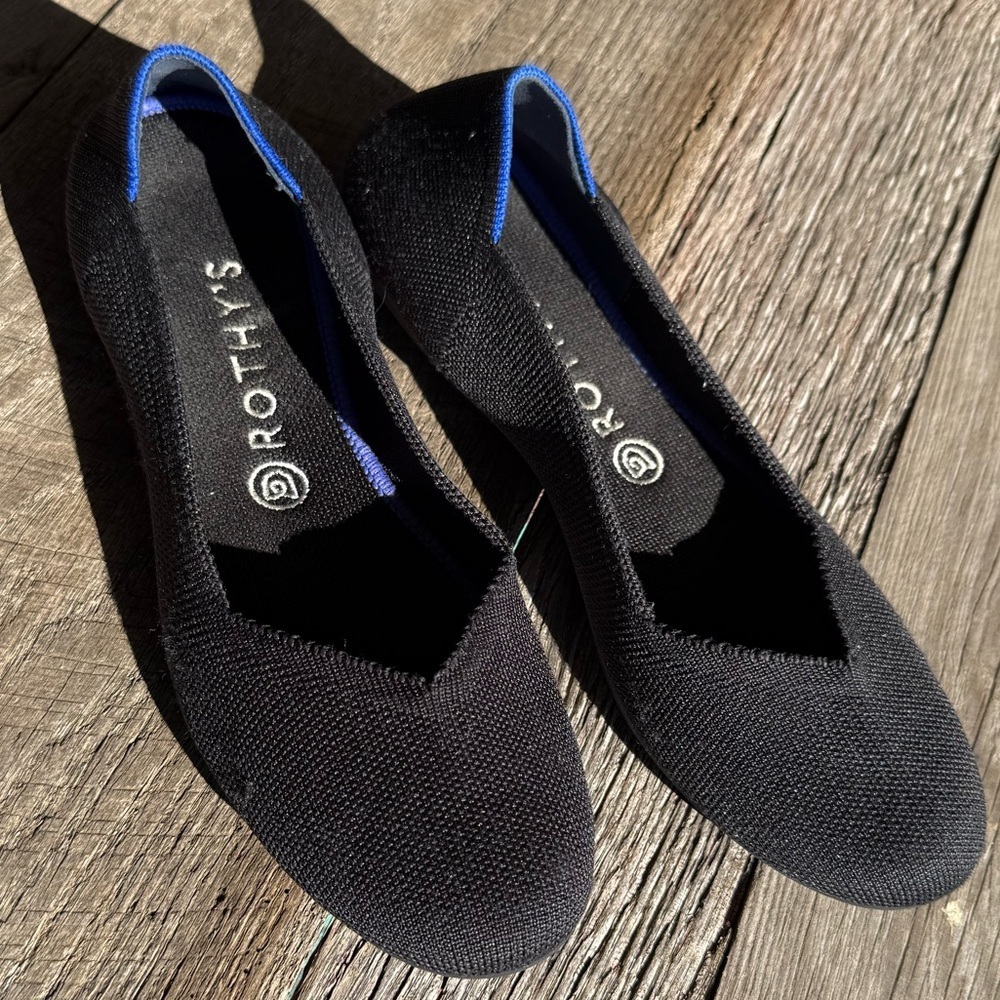 Rothy's Black Women's Flats sz 10